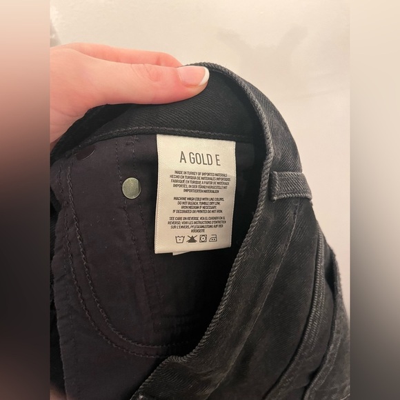 Agolde Cutoff Short Size 26 Black - Picture 4 of 4